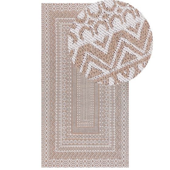 Matta BAGLAR Vit 80 x 150 cm Jute