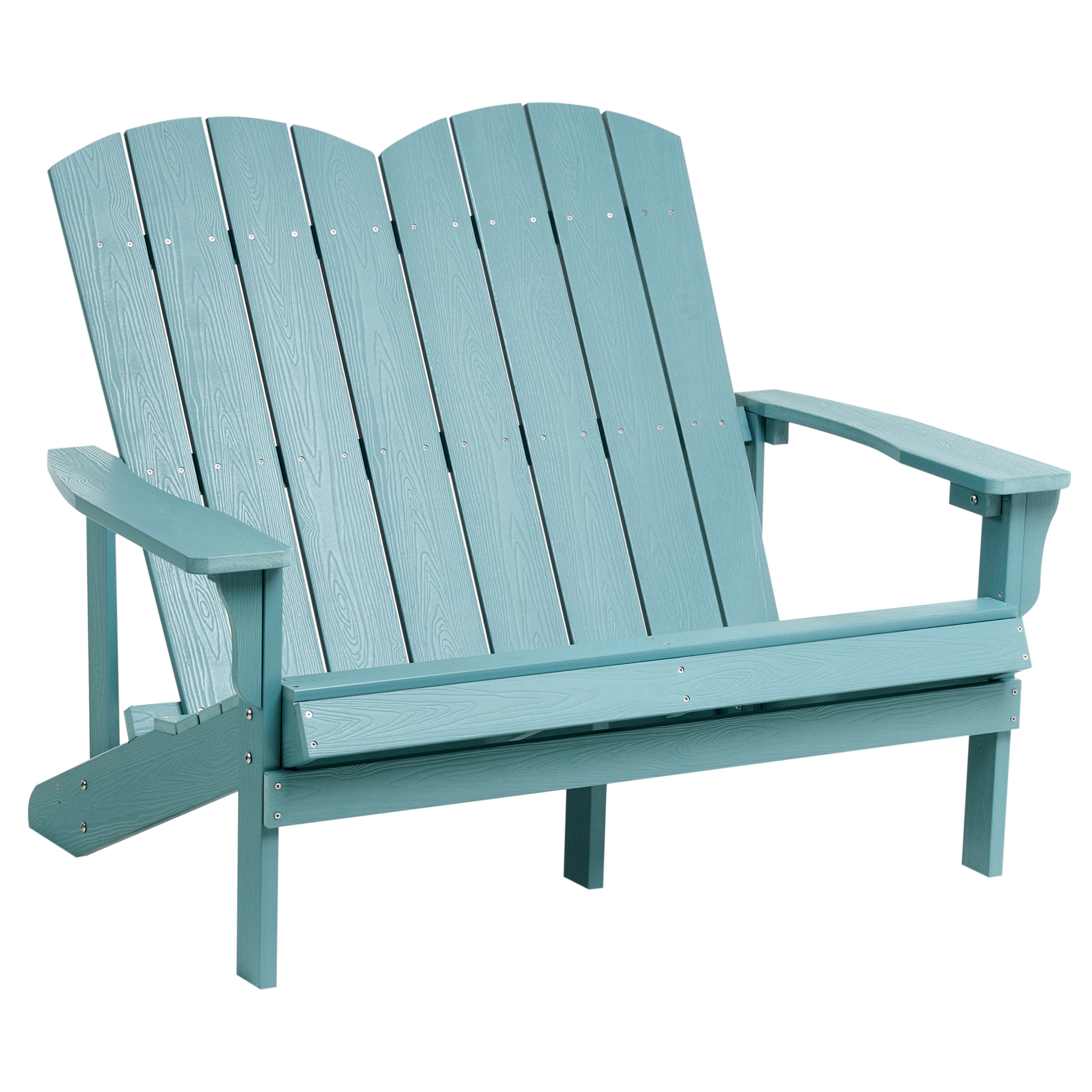 Trädgårdsbänk ADIRONDACK 125 cm Ljusblå