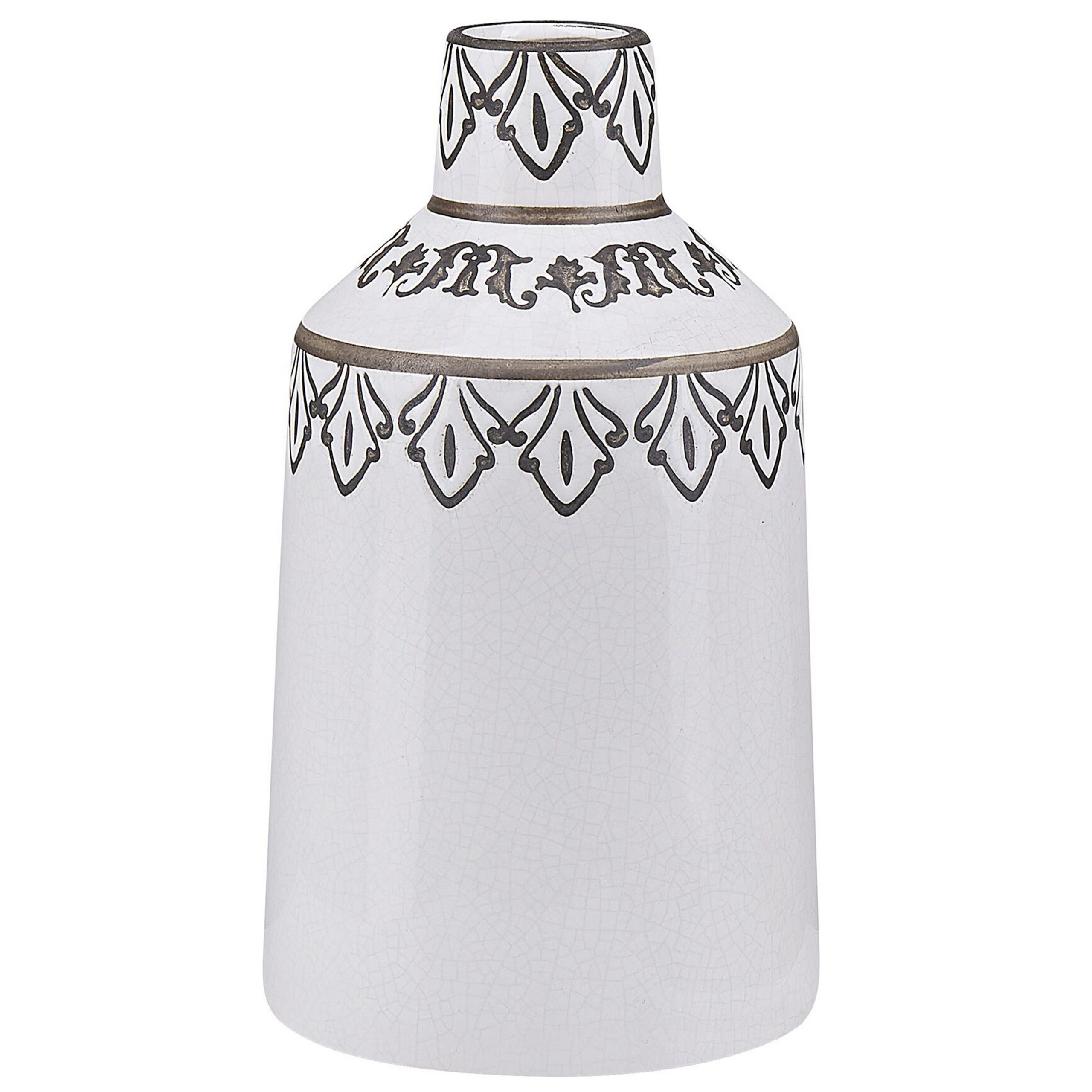 Blomvas AMISOS 25 cm Stengods Vit