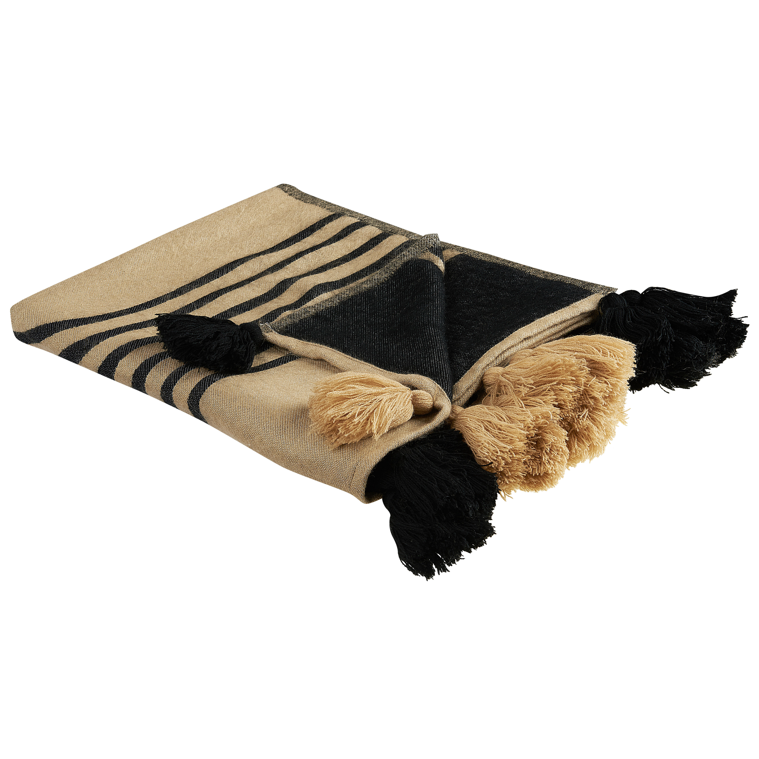 Pläd THAPREK 130 x 170 cm Beige