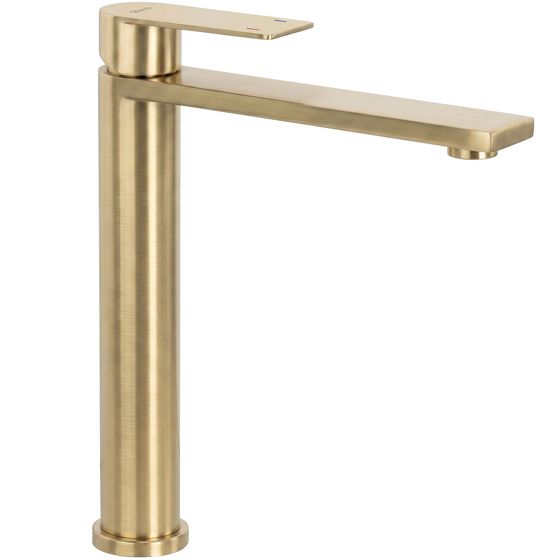 REA Tvättställsblandare Hunter Hög Borstat Guld, 16,5x20x27cm