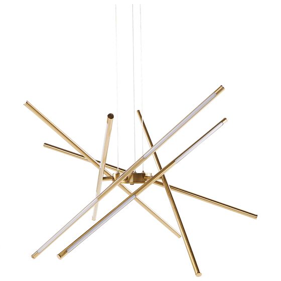 LED-pendellampa PALUN med dimmer Metall Guld