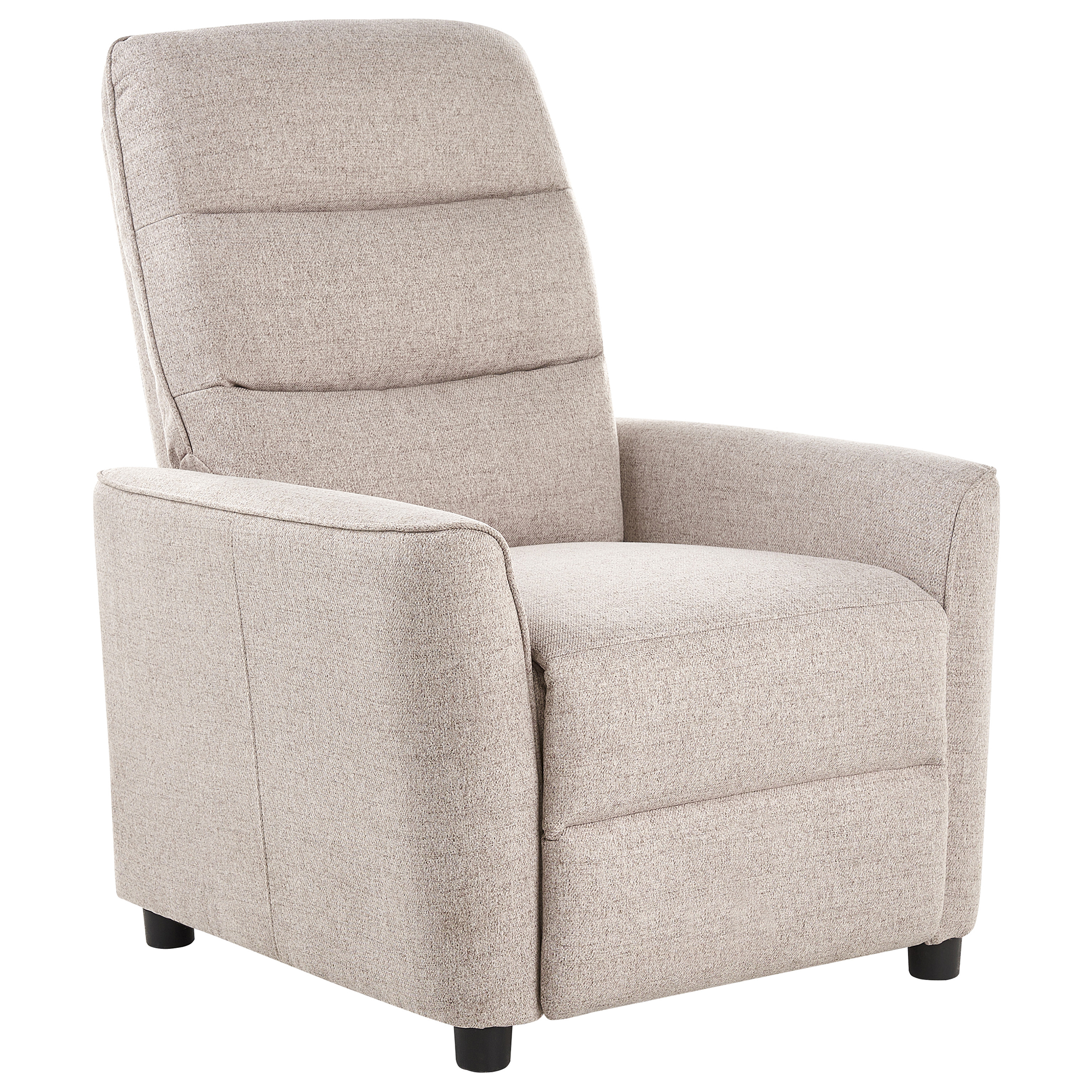 Reclinerfåtölj SANDE Inklusive fotstöd Beige
