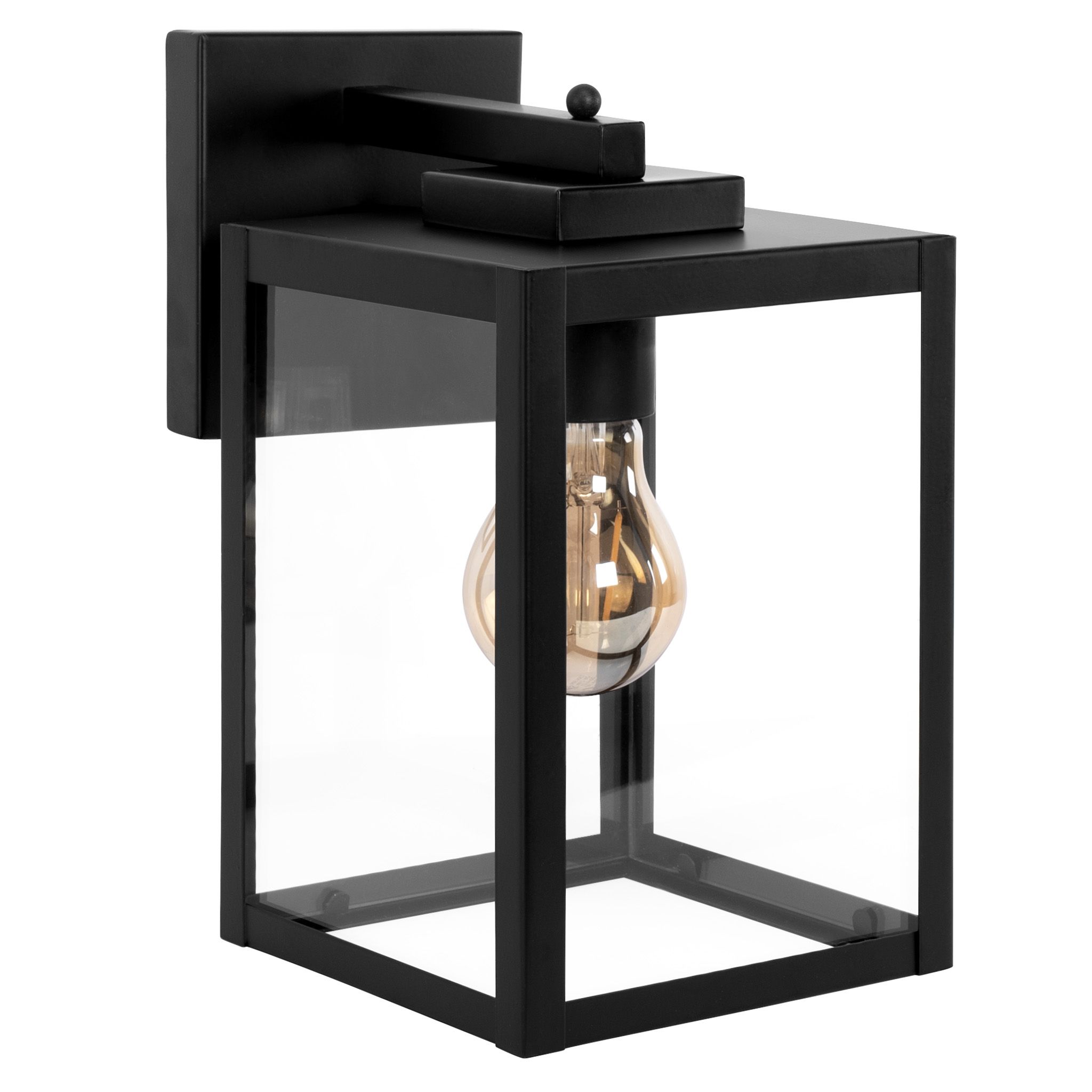 TOOLIGHT fasadlampa JNH038-1G svart, 20x14,5x24,5cm