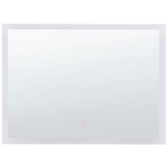 Badrumsspegel med LED ADOUR 80 cm 60 cm Silver