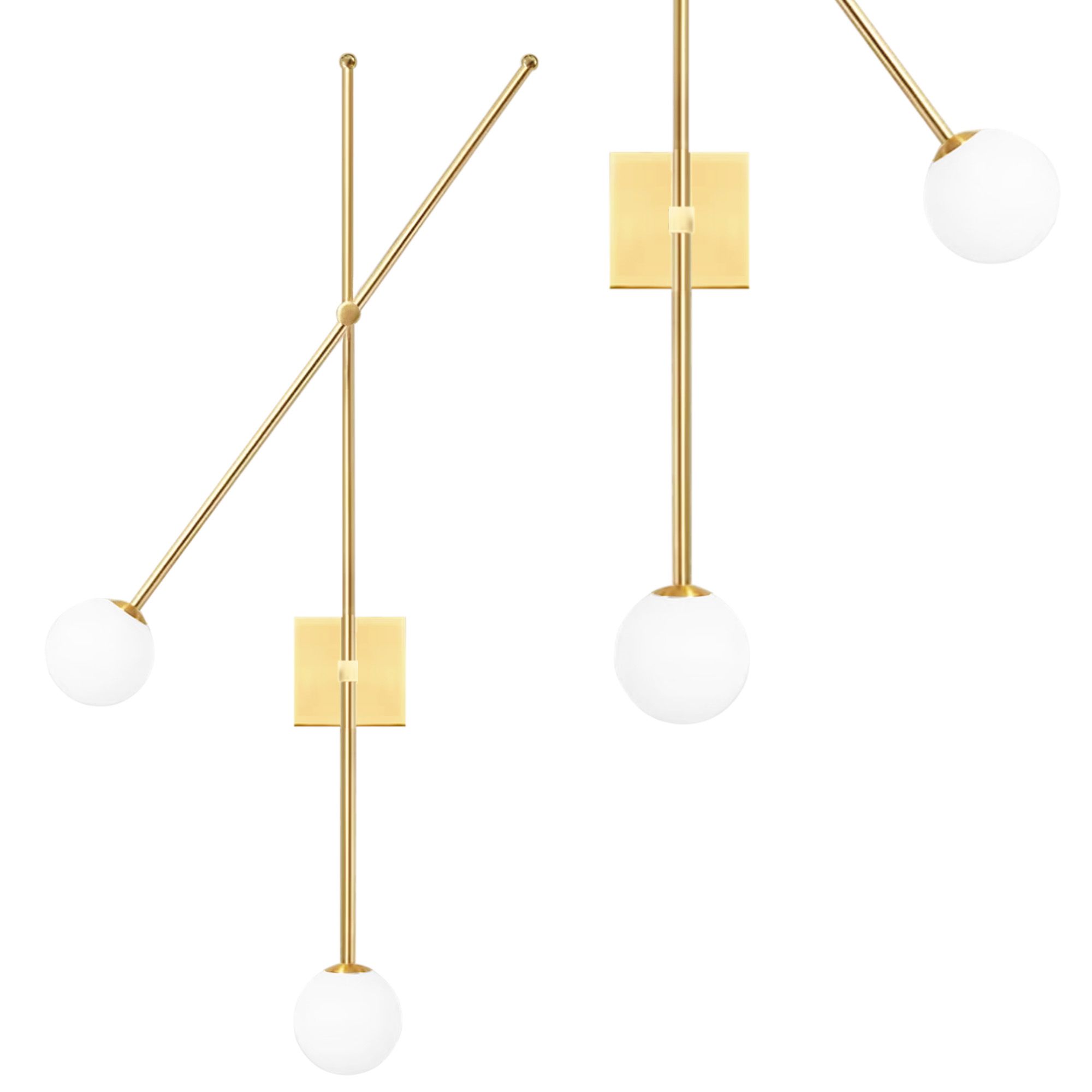 TOOLIGHT vägglampa APP1594-2W Guld 100x10x100cm