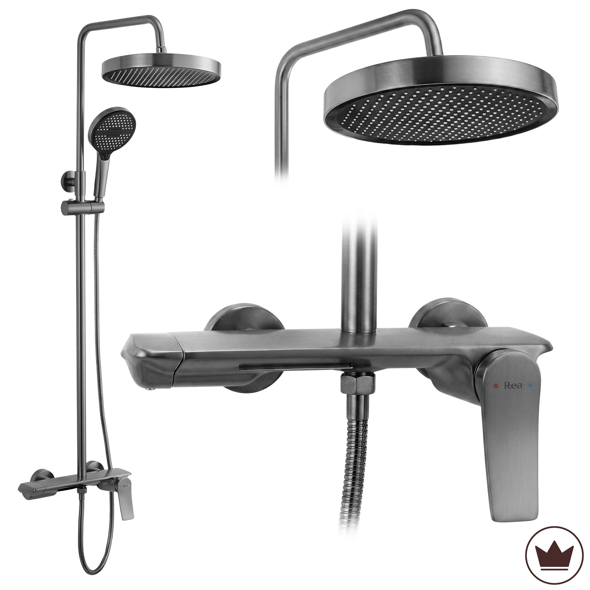 REA Duschset Vision Titan, 14x28x114,5cm