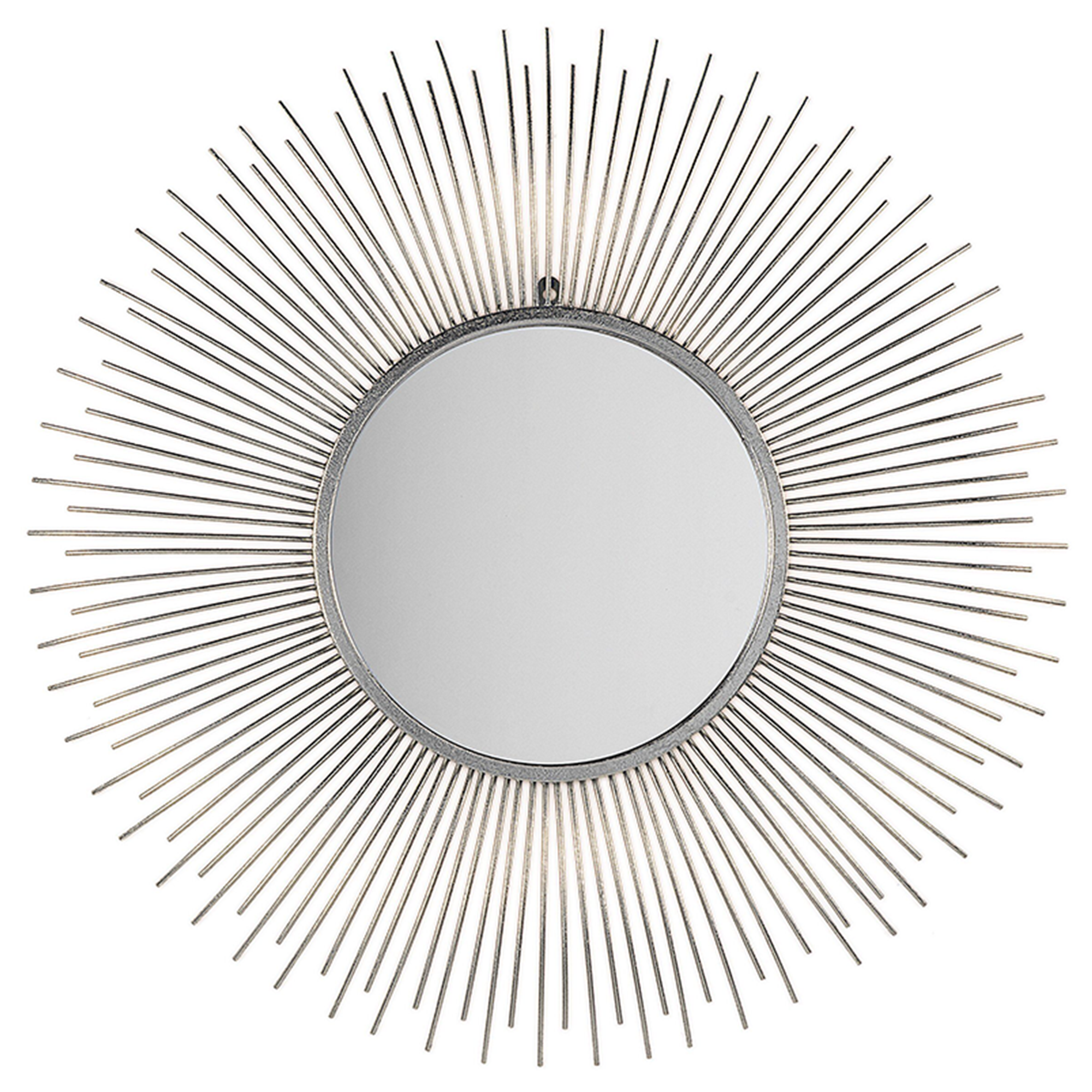 Väggspegel CILLY 80 cm 80 cm Metall Silver
