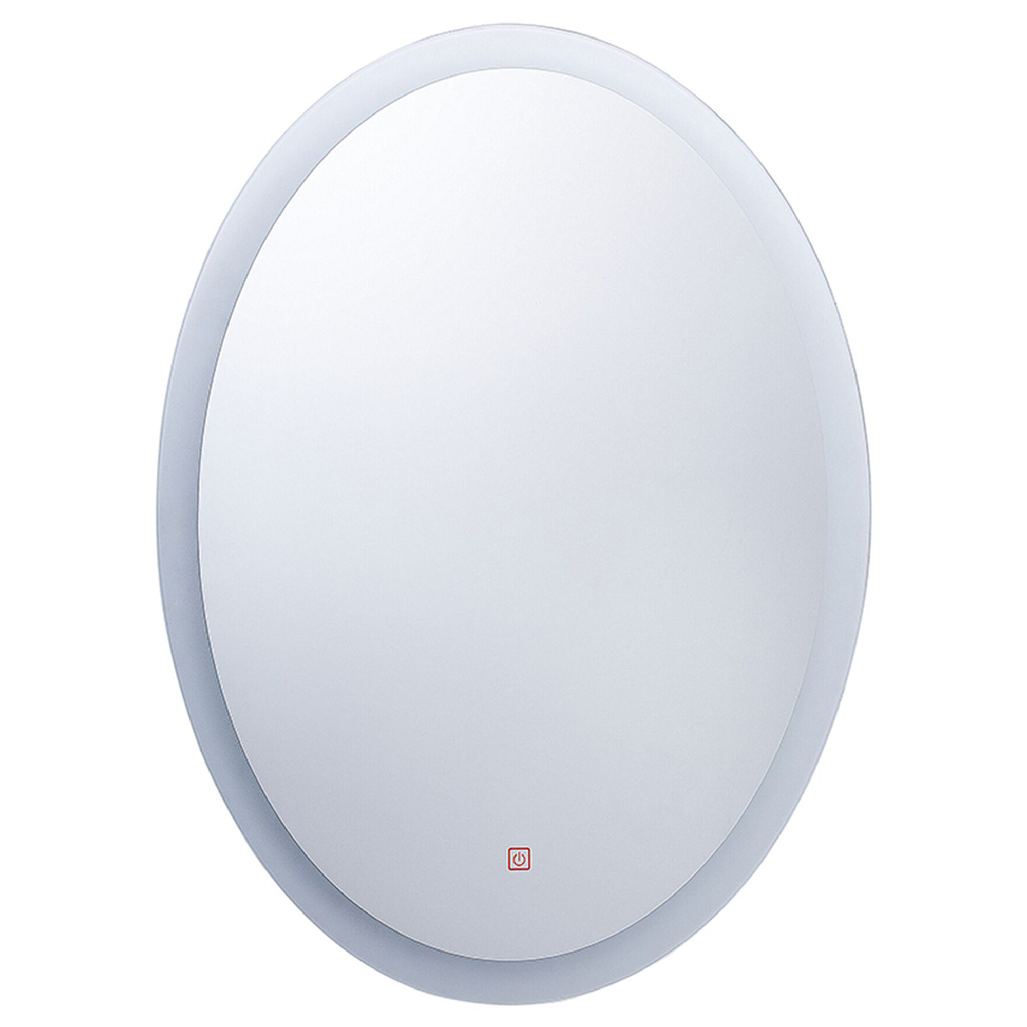 Badrumsspegel med LED VIRIAT 60 cm 80 cm Silver