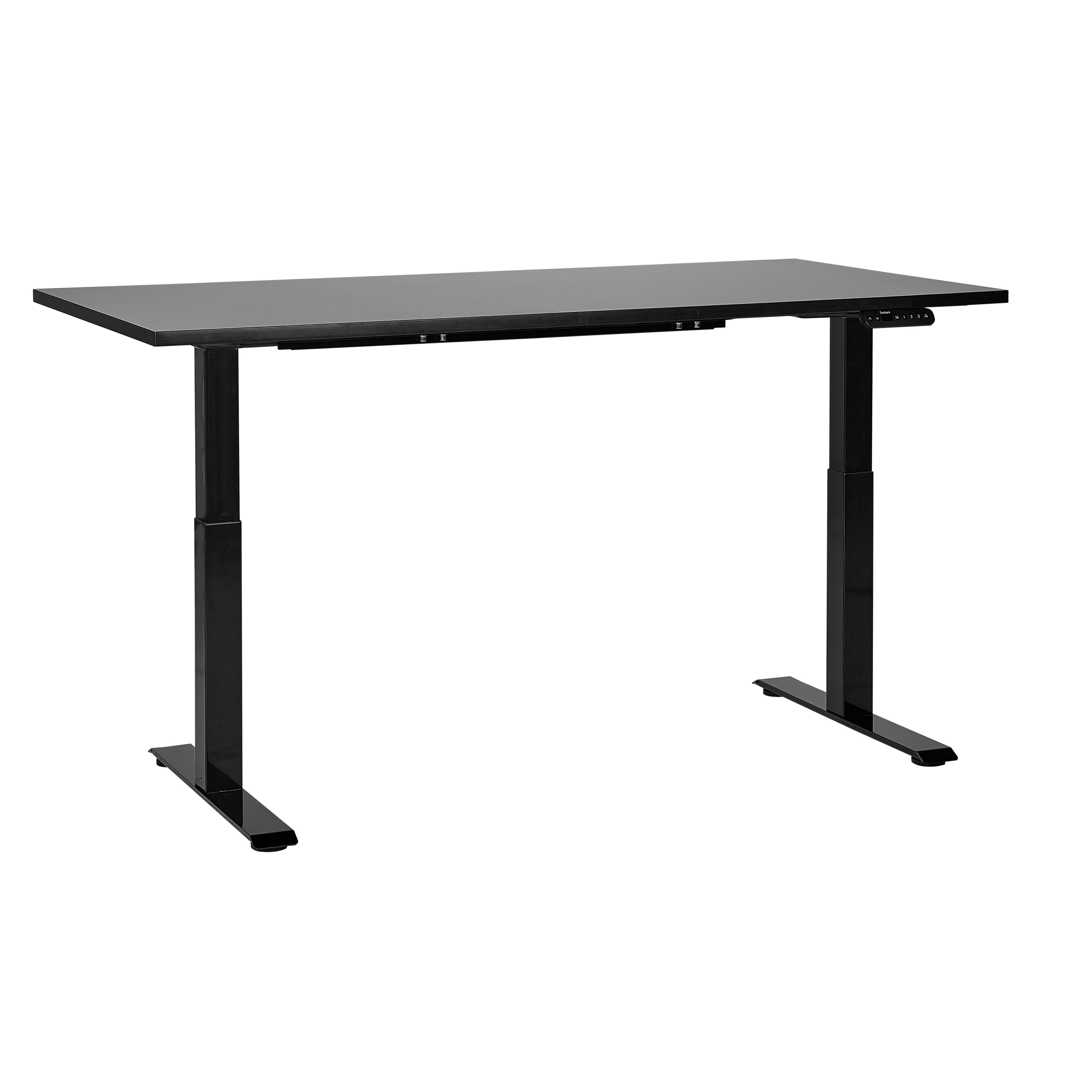 Elektriskt höj- och sänkbart skrivbord DESTINES 160 cm 72 cm Svart