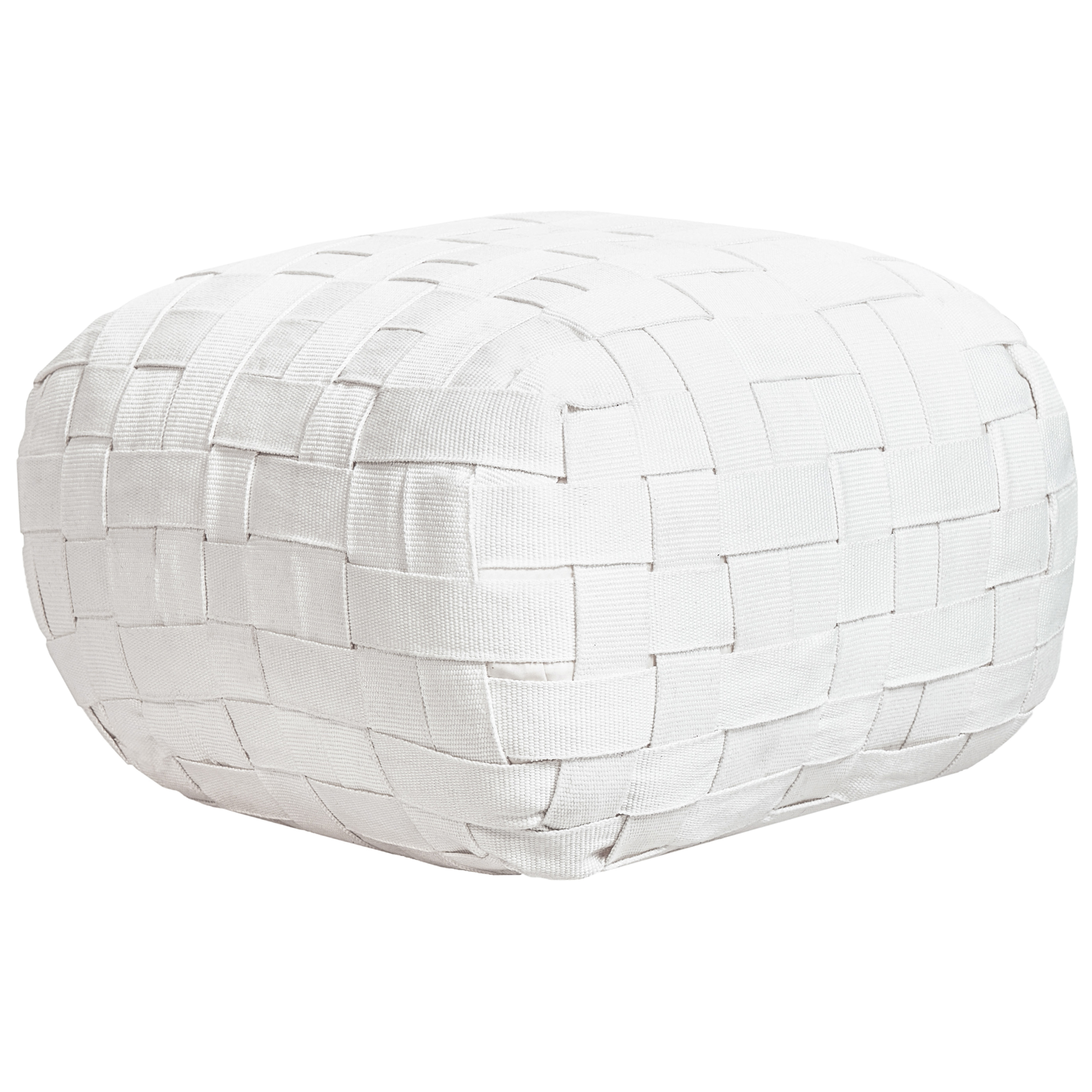 Sittpuff BODLA Syntetiskt material Vit