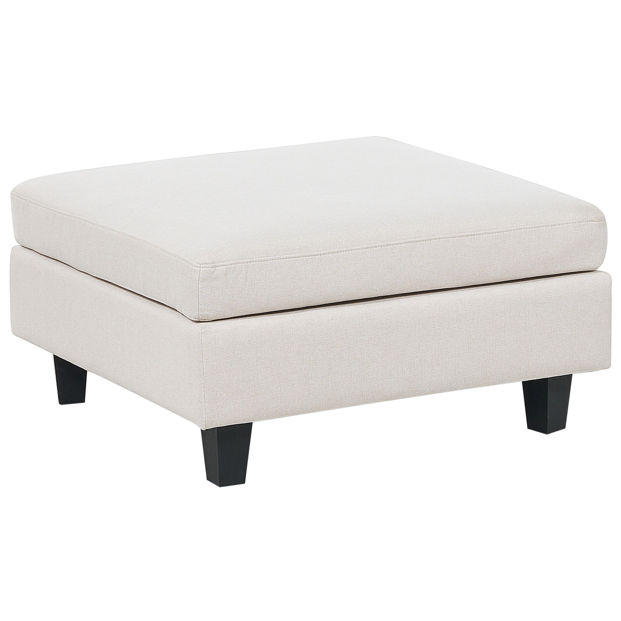 Fotpall UNSTAD Ljusbeige