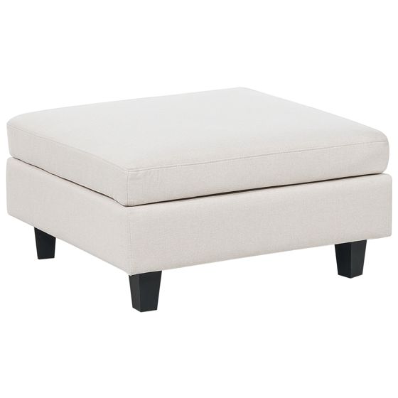 Fotpall UNSTAD Ljusbeige