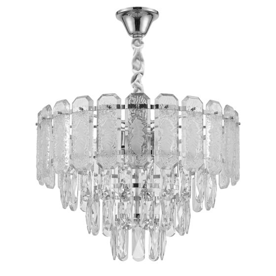 TOOLIGHT hängande taklampa SWE087-CP 40cm Krom 37x37x80cm