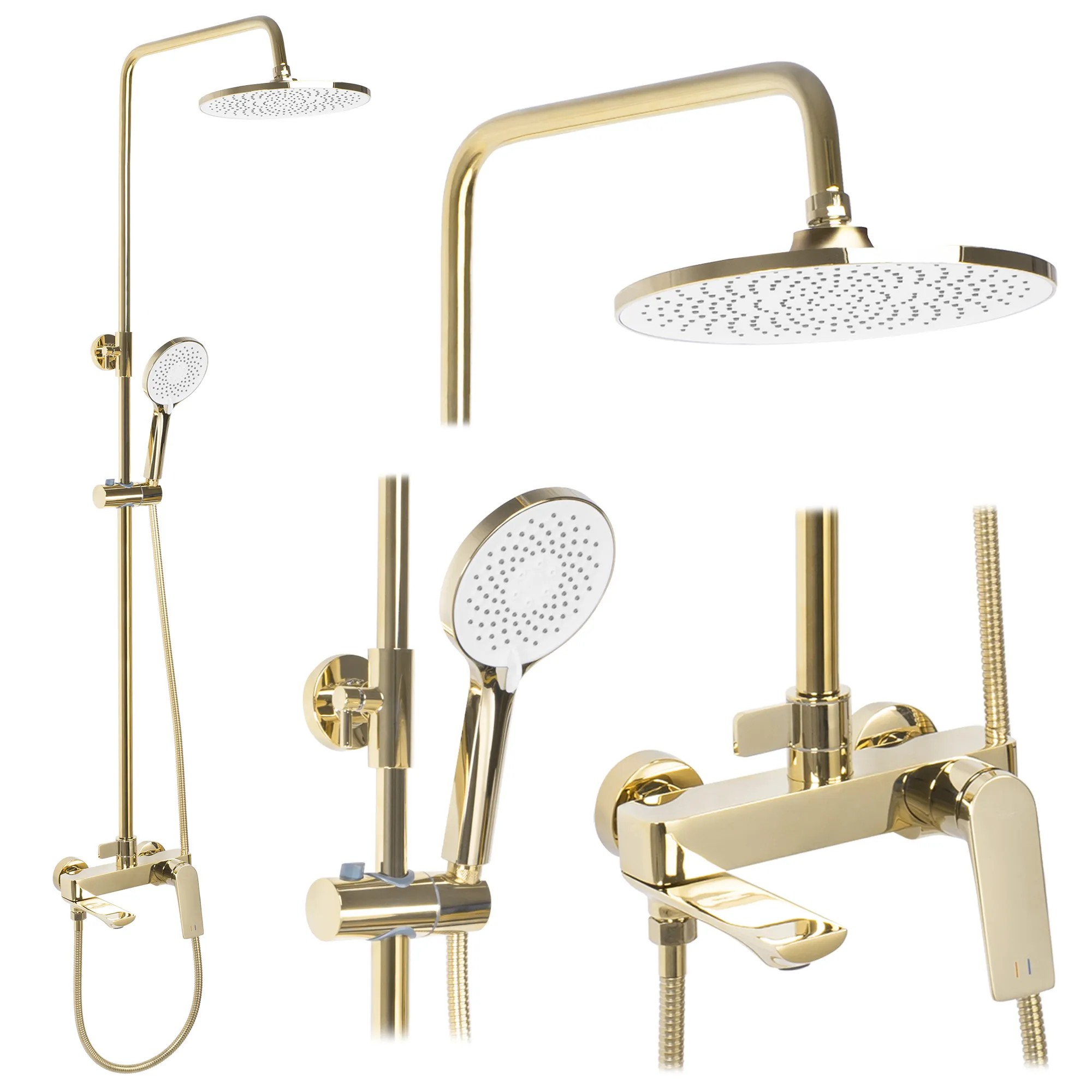 REA Duschset AVALON Guld, 50x23x153cm