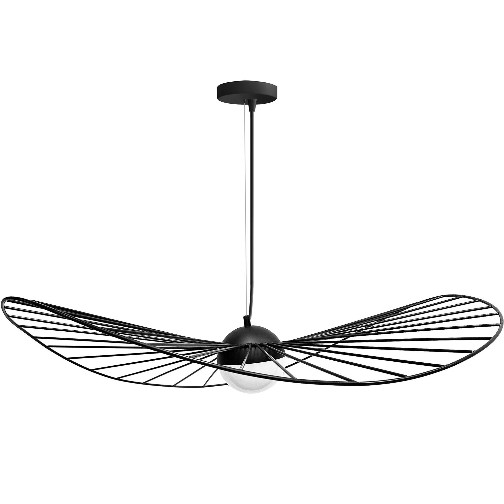 TOOLIGHT hängande taklampa LED APP652-1CP 80CM Svart 80x80x12cm