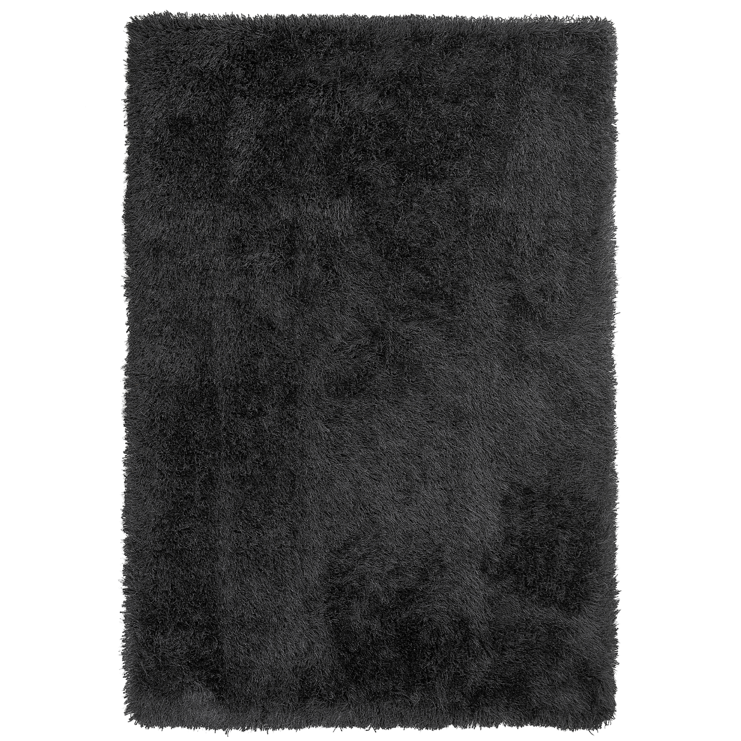 Matta med lång lugg CIDE Svart 160 x 230 cm