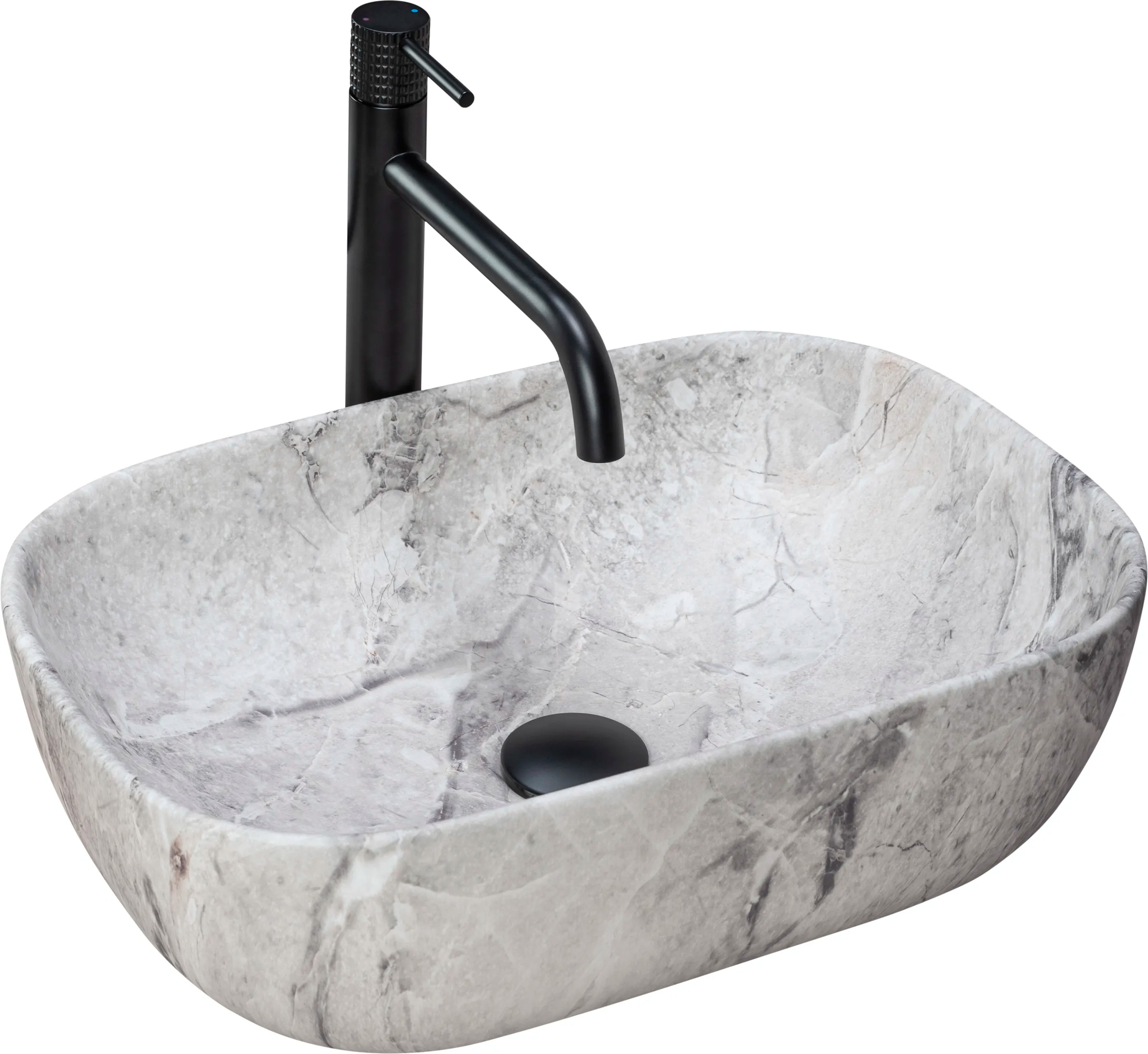 REA Bänkskål LIVIA STONE Beige, 46,5x33,5x13,5cm