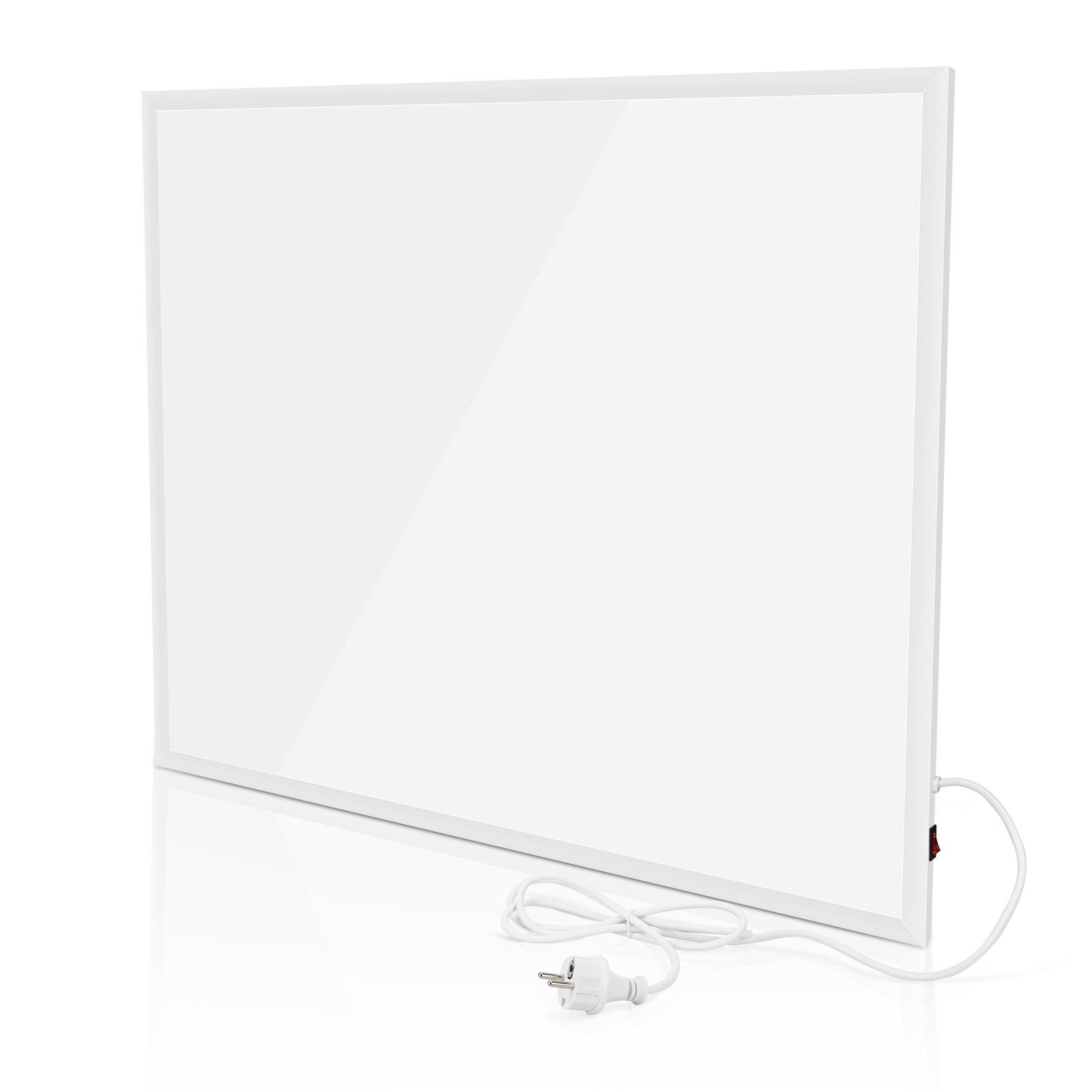 NETTLIFE Väggmonterad infraröd värmare, Energieffektiv 290W med överhettningsskydd, 62x52x1,5cm