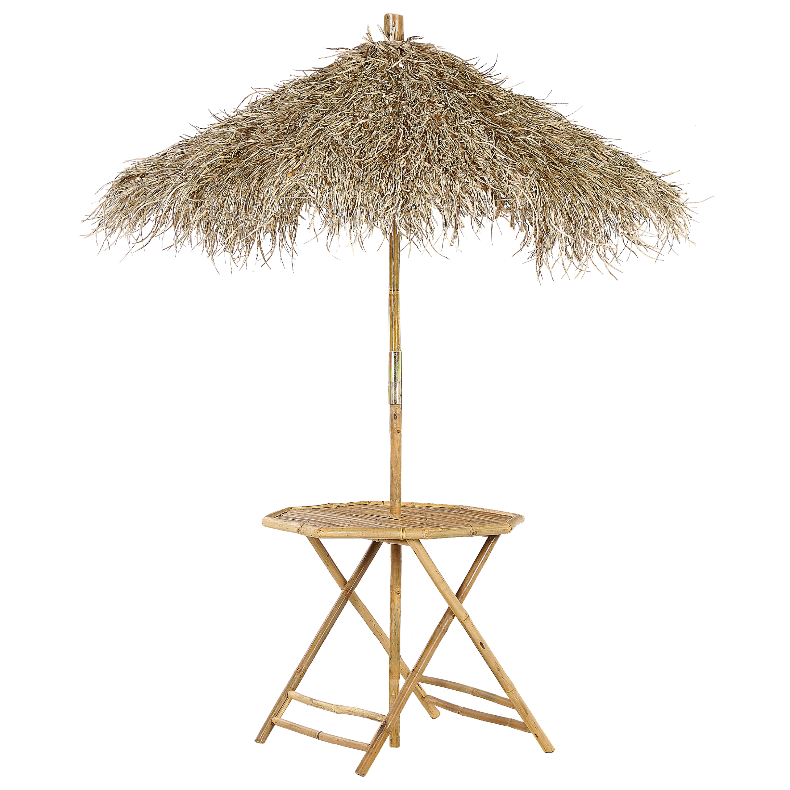 Bistrobord MOLISE 85 cm 85 cm Bambu Ljusbrun