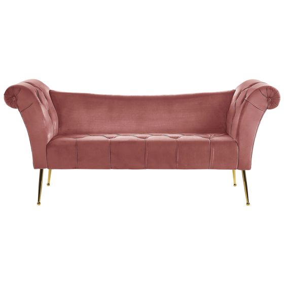 Schäslong NANTILLY Sammet Rosa