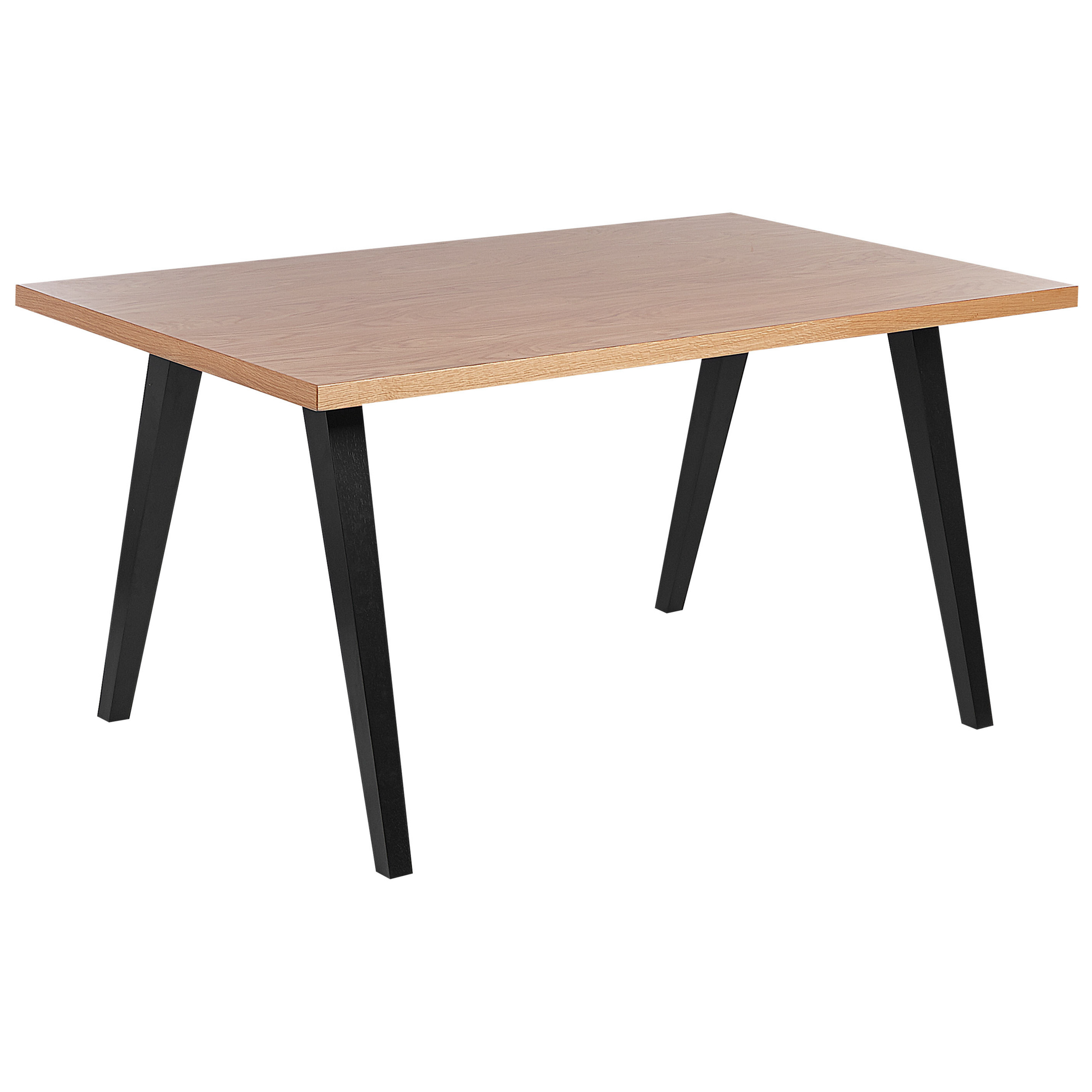 Matbord LENISTER Brun/ Svart 150 cm 90 cm