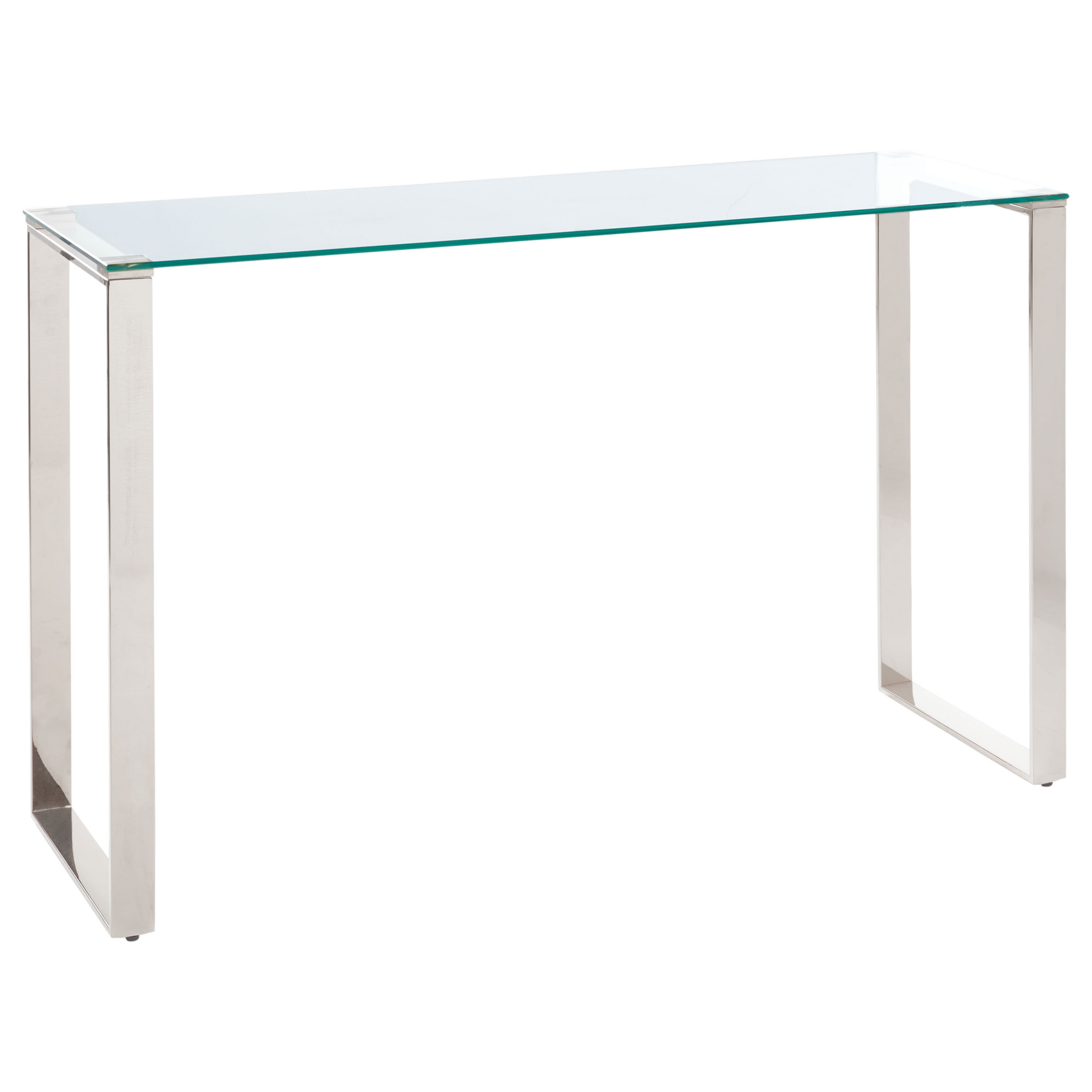 Konsolbord TILON Härdat glas Silver