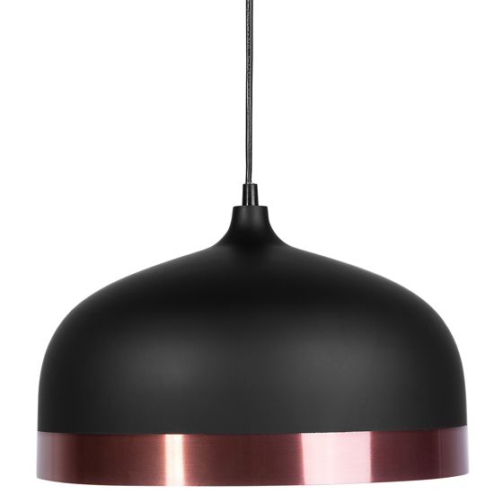 Pendellampa PARINA Metall Svart