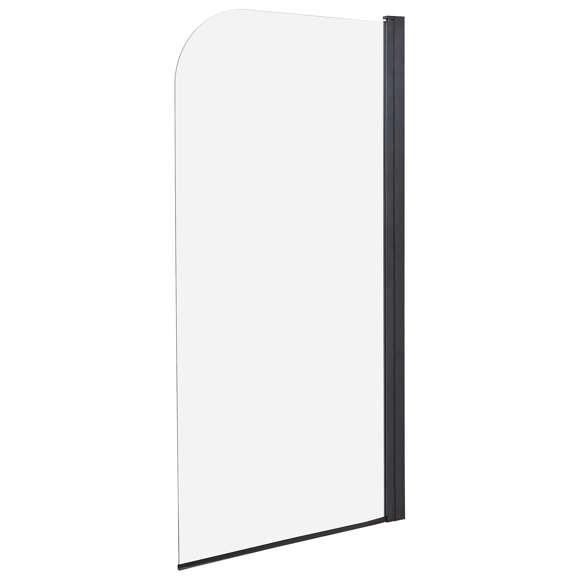 Badkarsskärm LAPAN 1400 x 800 mm Svart