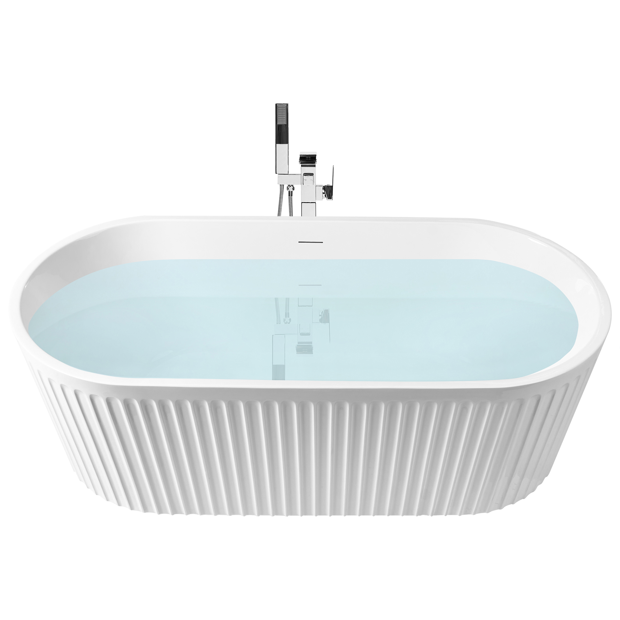 Fristående badkar SERENA 1700 x 800 mm Vit
