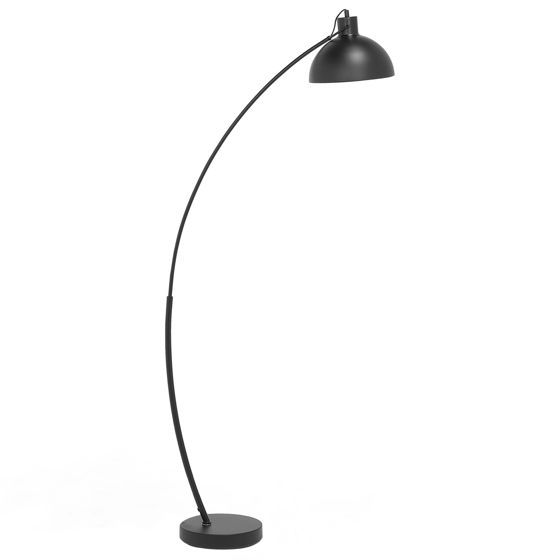 Golvlampa DINTEL Metall Svart