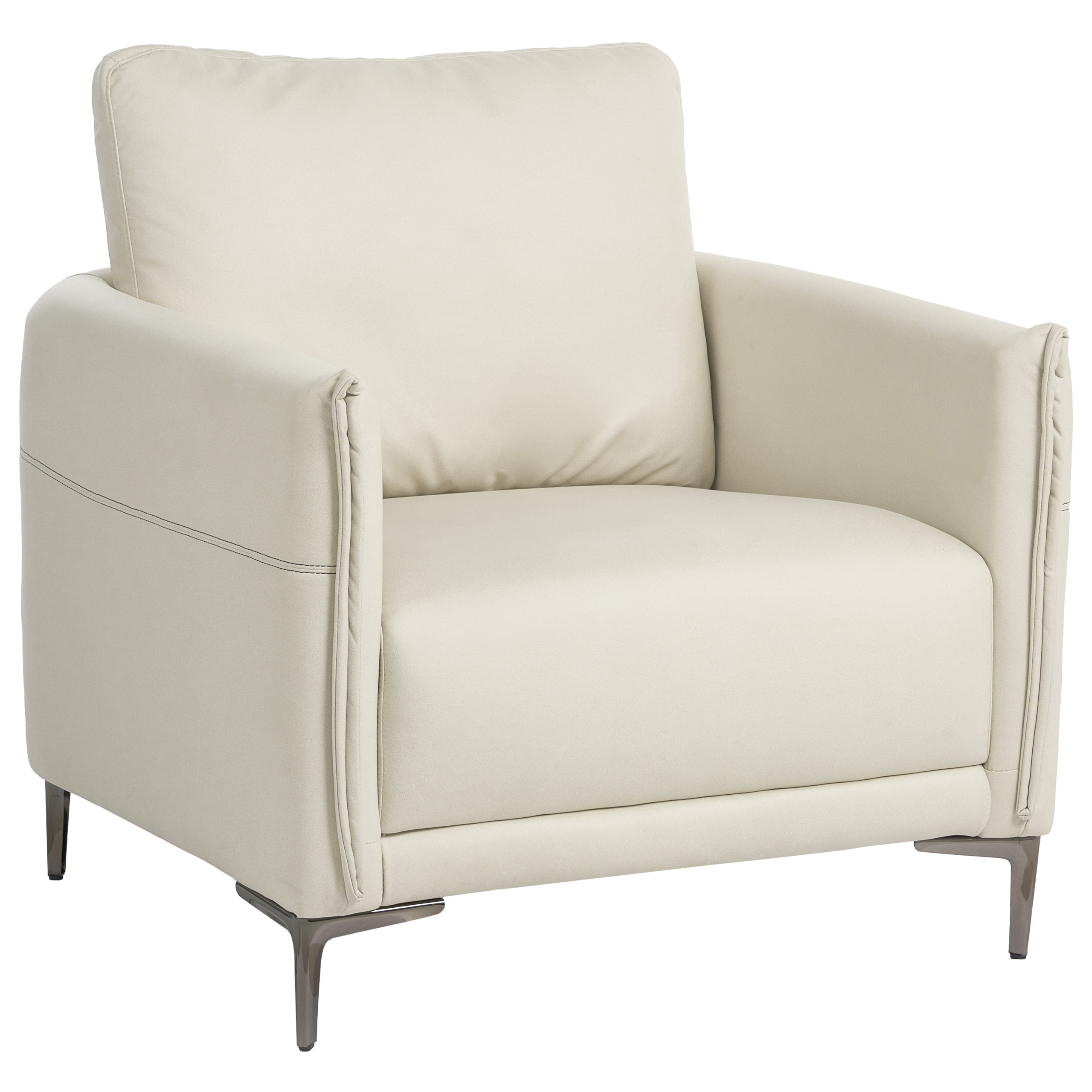 Fåtölj CILENS Ljusbeige