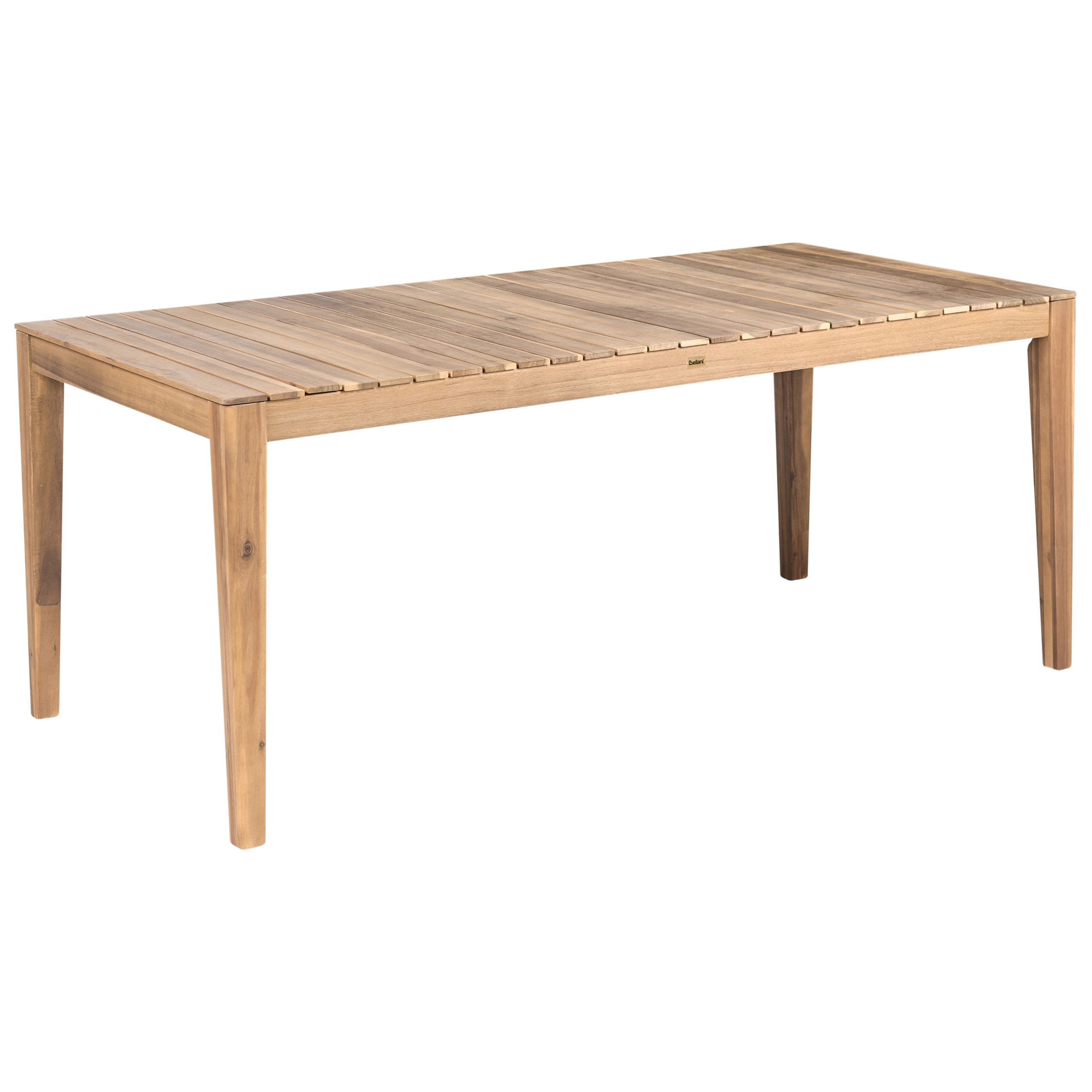Trädgårdsmatbord CHIOGGIA 90 cm 180 cm Certifierat akaciaträ Ljusbrun