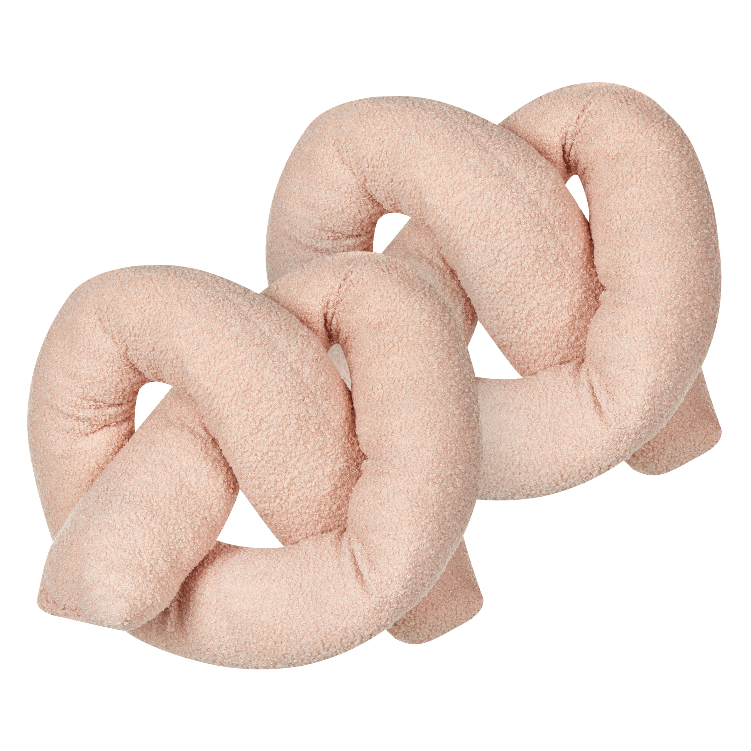 Set med 2 prydnadskuddar GLADIOLUS 172 x 14 cm Bouclé Rosa Monokromt
