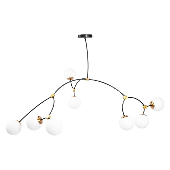 TOOLIGHT hängande taklampa APP1673-8CP Svart 100x100x50cm