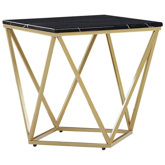 Sidobord MALIBU Svart/ Guld