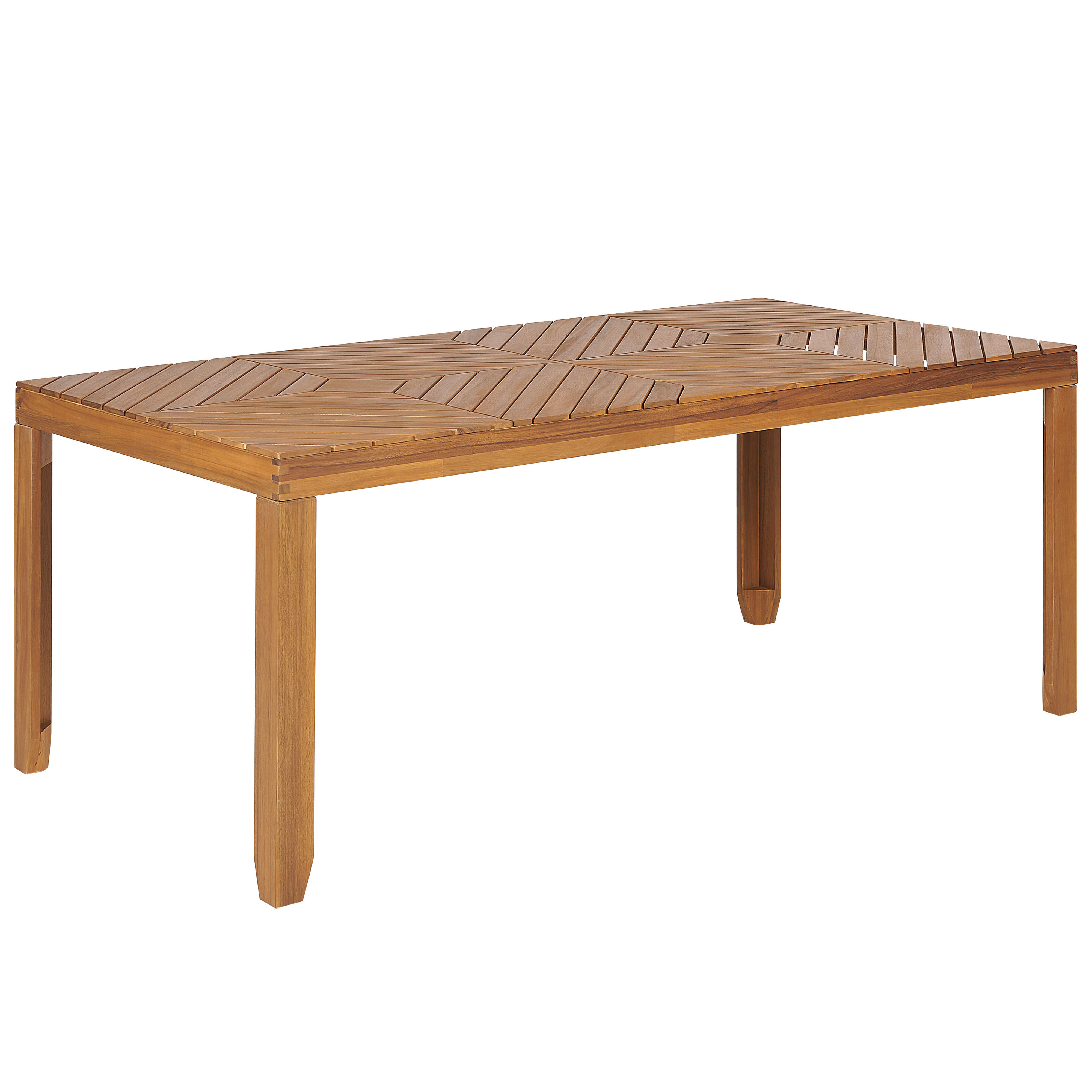 Trädgårdsmatbord BARATTI 180 cm 90 cm Akaciaträ Brun