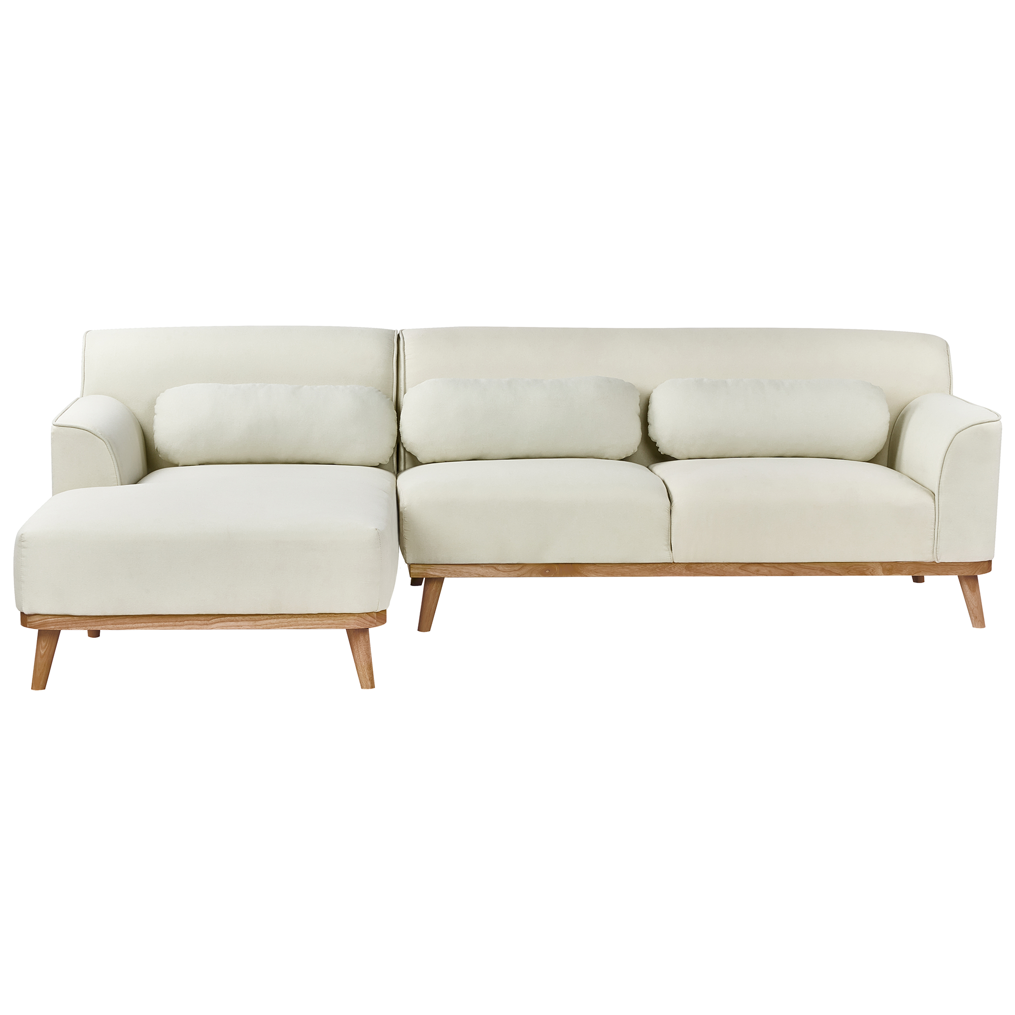 Hörnsoffa 3-sits SIMOS Off-White Högervänd
