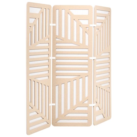 Kontorsavdelare FUTURA 180 x 180 cm Beige