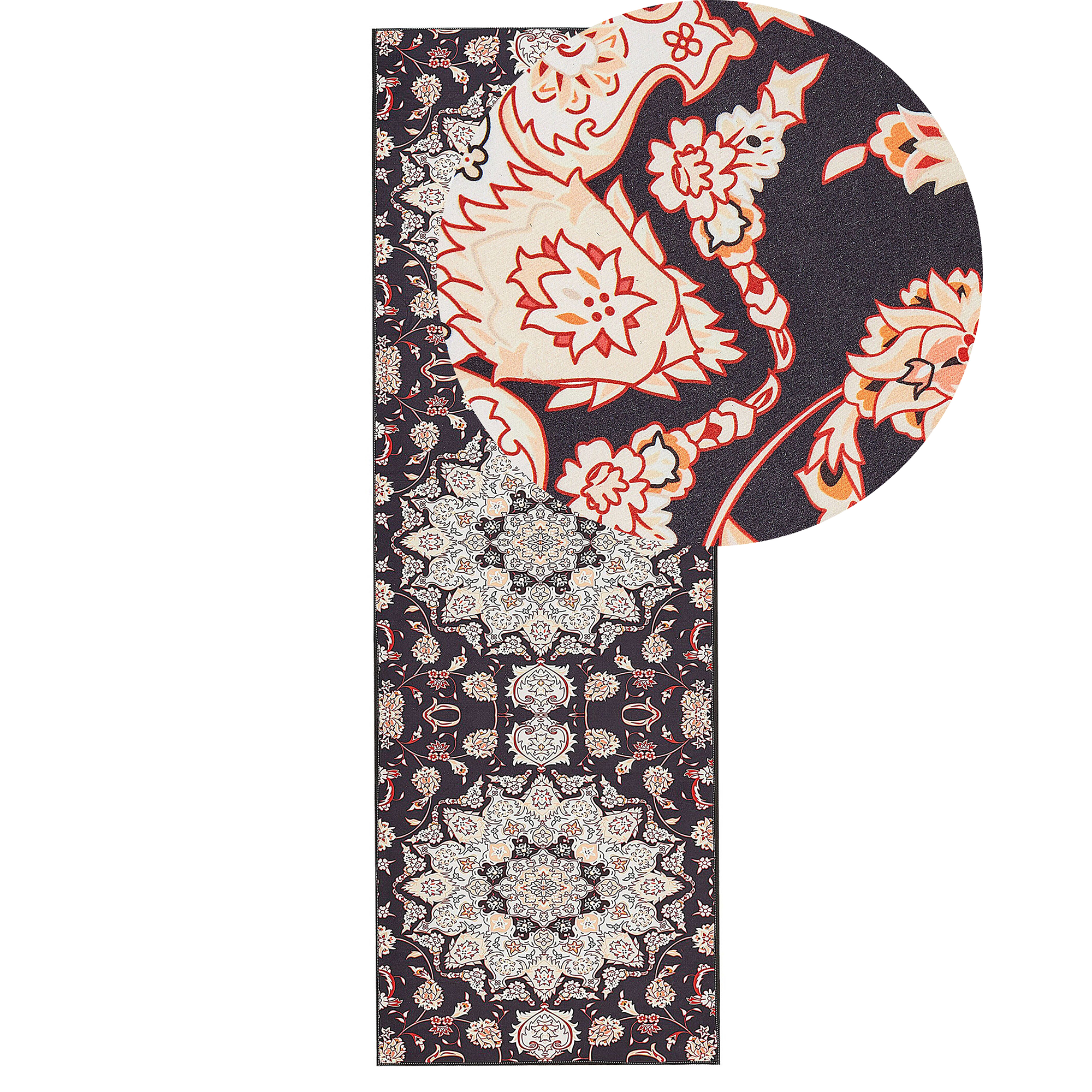 Matta ARITAS Svart 80 x 240 cm