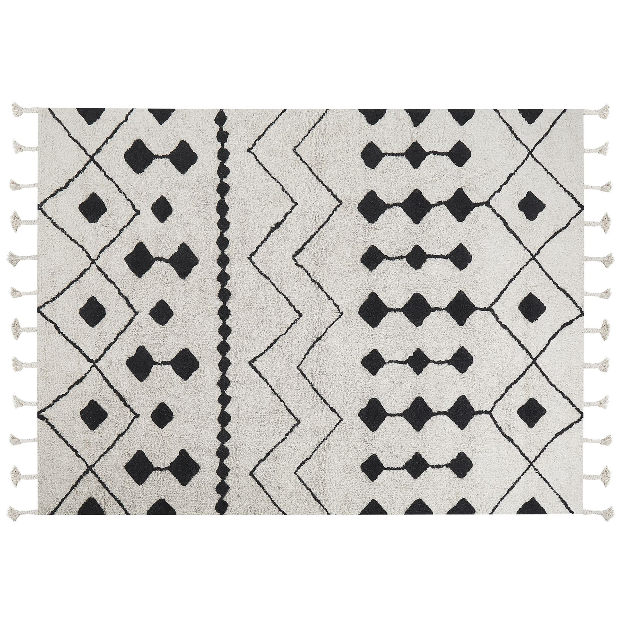 Matta KHEMISSET Off-White 160 x 230 cm Bomull