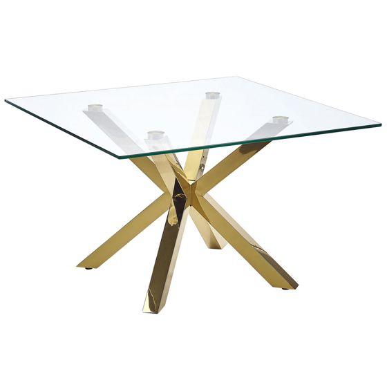 Soffbord STARLIGHT Härdat glas Guld