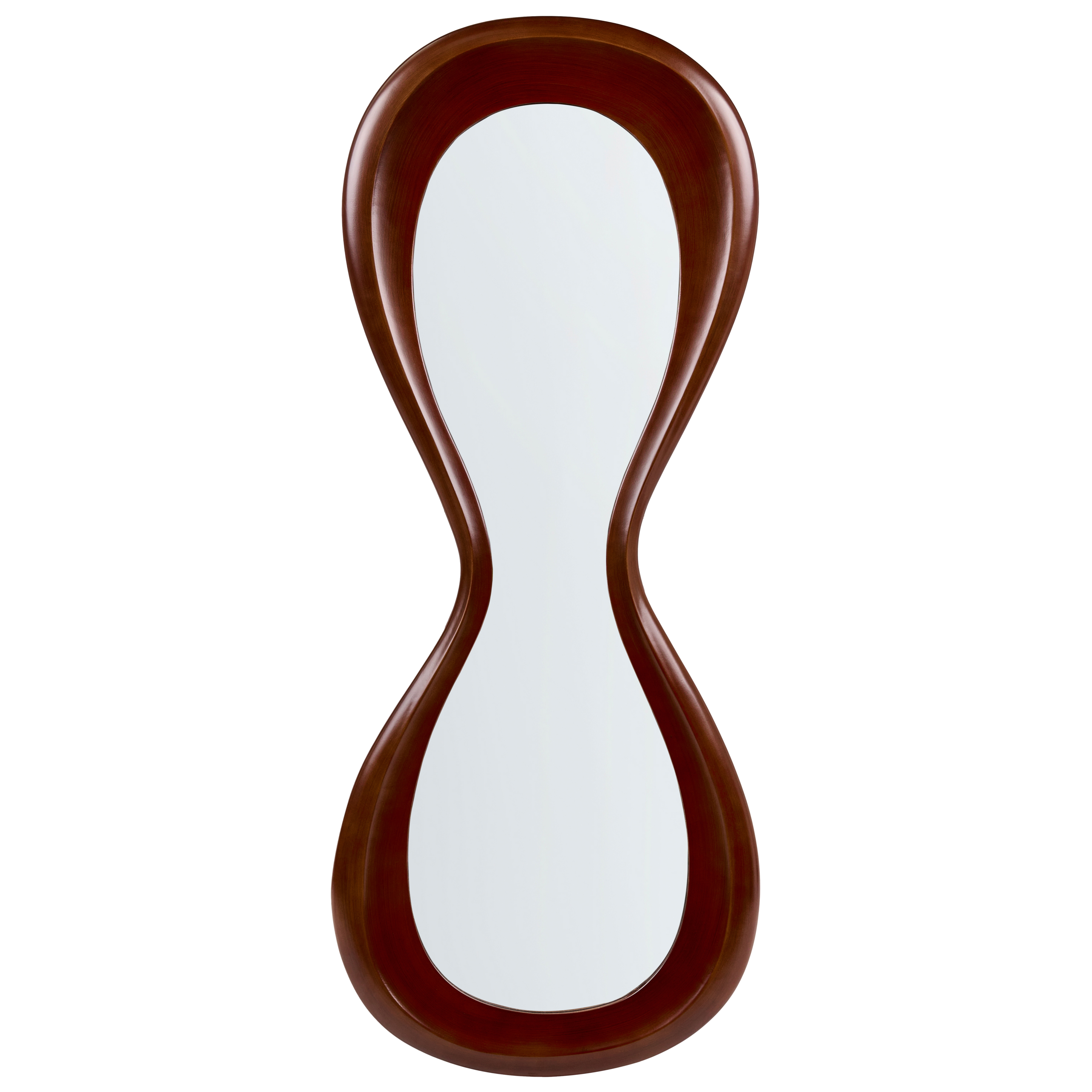 Väggspegel BOURGES 70 cm 170 cm Brun