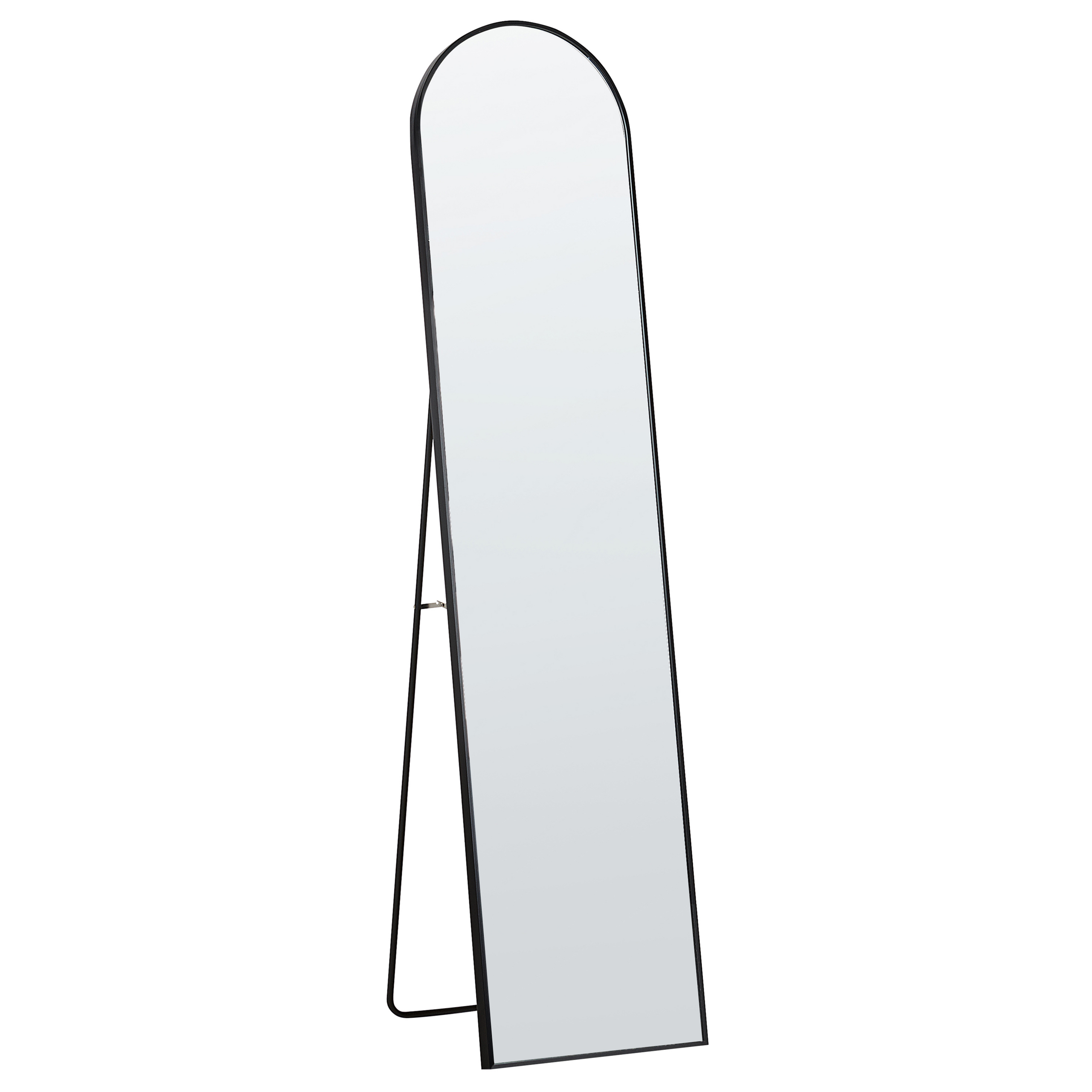 Golvspegel BAGNOLET 150 cm Metall Svart