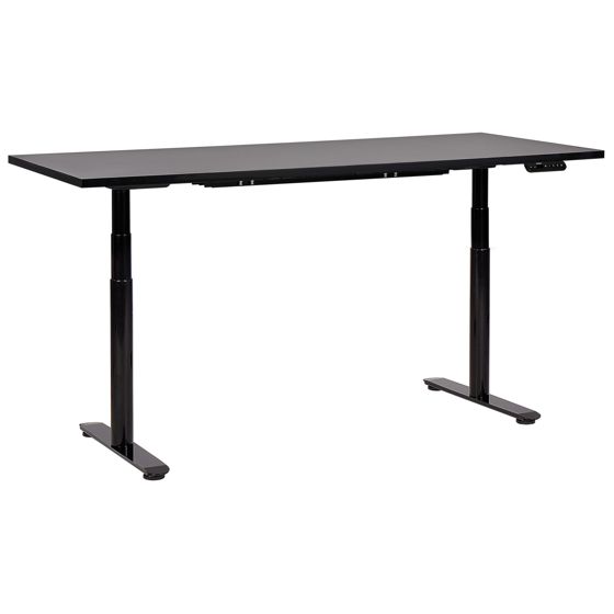 Elektriskt höj- och sänkbart skrivbord DESTINAS 180 cm 80 cm Svart