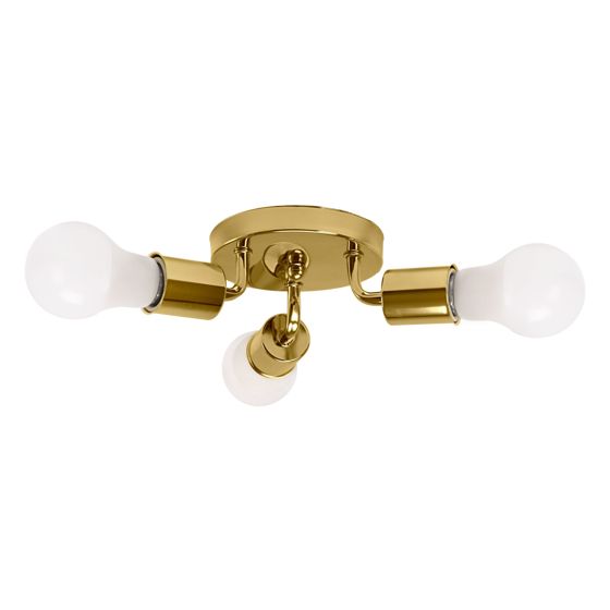 TOOLIGHT taklampa APP704-3C Guld 20x20x8cm