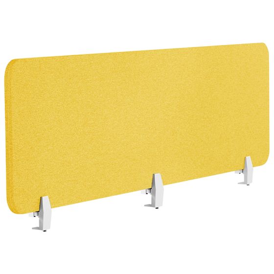 Skiljevägg för skrivbord WALLY 180 x 40 cm Gul