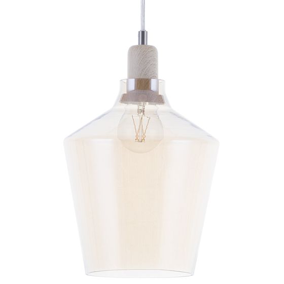 Pendellampa SANTON Glas Guld