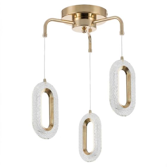 TOOLIGHT hängande taklampa G173-3CP GOLD LED Guld 24x15x70cm