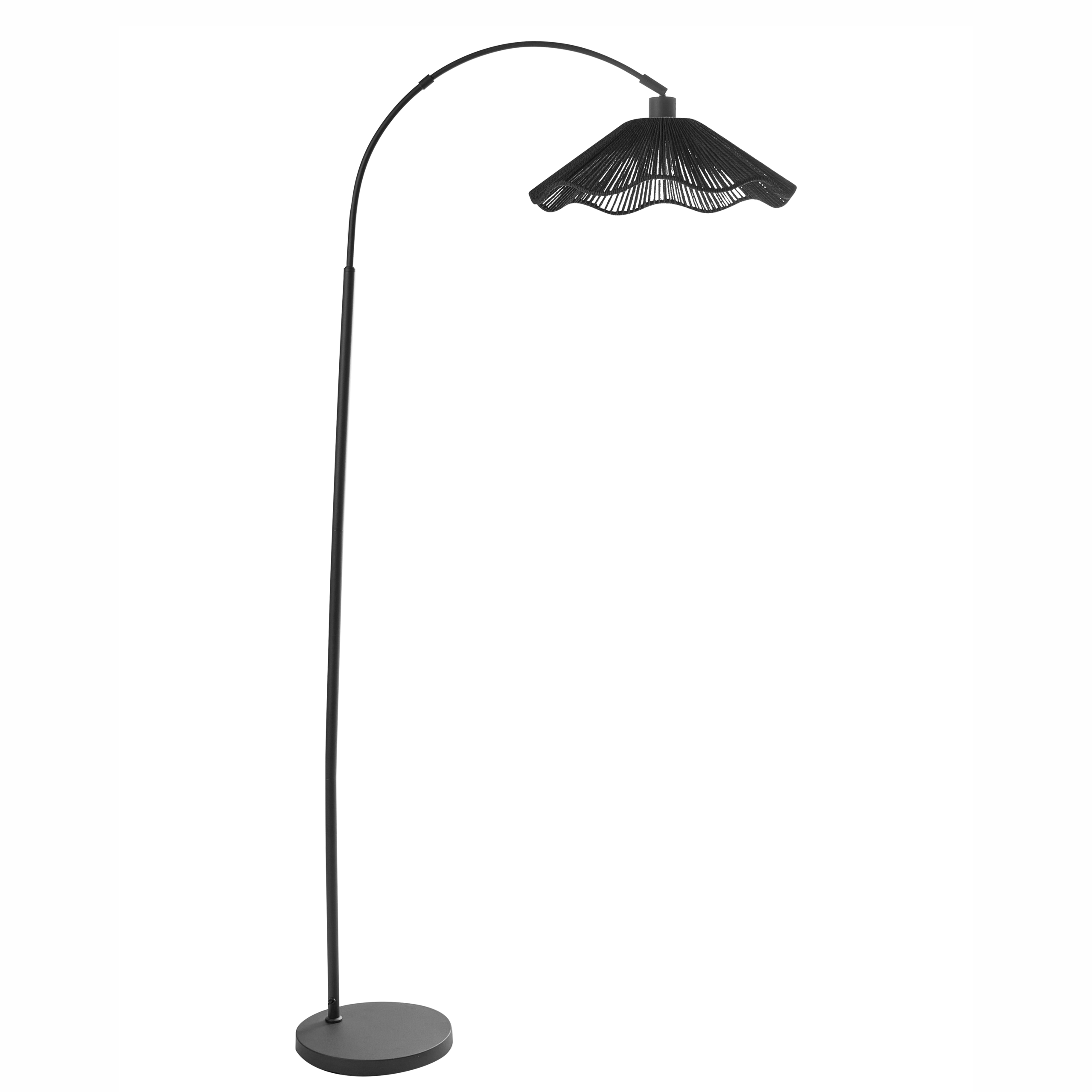 Golvlampa MIGORI Papper Svart